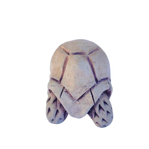Pottery Clay Tortoise Animal Figurine