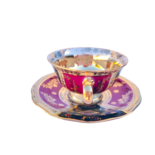 JK Decor Carlsbad Love Story artwork Cup and saucer
