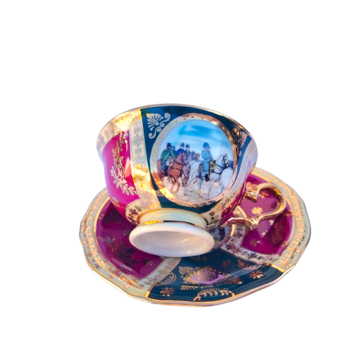 JK Decor Carlsbad Love Story artwork Cup and saucer