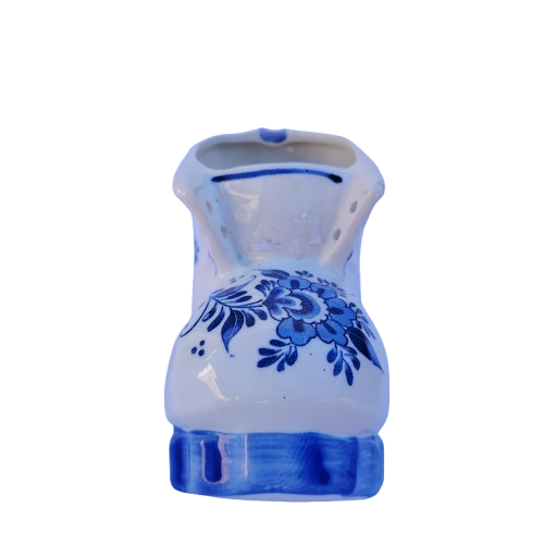Dutch Delft Blue and White Boot