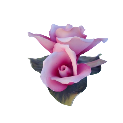Capodimonte Porcelain Delicate Pink Roses