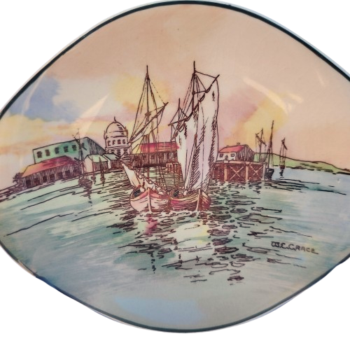 Royal Doulton Home Waters Dish D6434 1930's