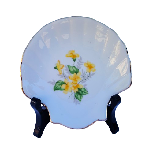 Vintage Davar Shell Shaped Trinket Dish