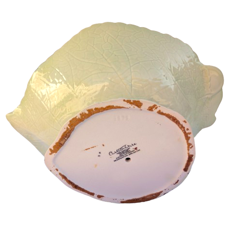 Carlton Wear Green Foxglove Leaf Bowl Australian Design