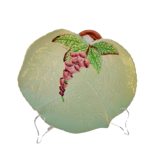 Carlton Wear Green Foxglove Leaf Plate Australian Design