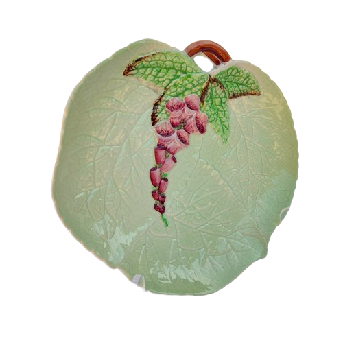 Carlton Wear Green Foxglove Leaf Plate Australian Design