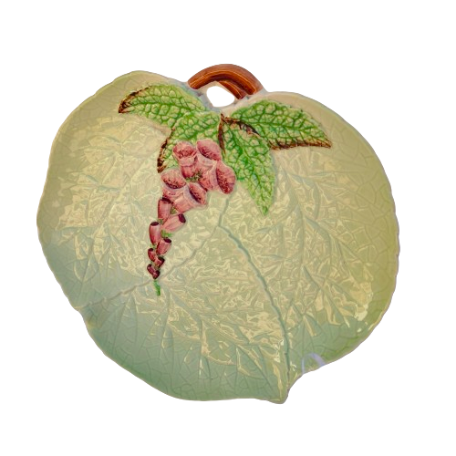 Carlton Wear Green Foxglove Leaf Plate Australian Design