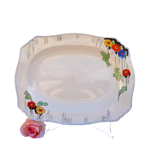 1930s Royal Winton Grimwades Art Deco X Large Platter