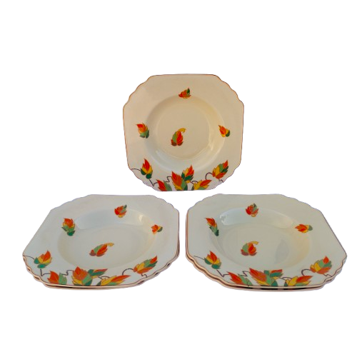 Art Deco Wedgwood & Co Ltd Square Bowls