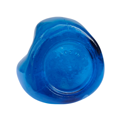 Empoli Italian Vintage Blue Glass Decanter Genie Bottle