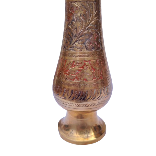 Pair of vintage Brass Copper vases from India