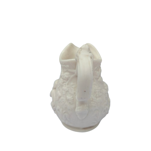 Vintage Porcelain Relief Jug Cherubs Cupid Creamer
