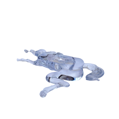 Handmade Blown Glass Prancing Horse Figurine