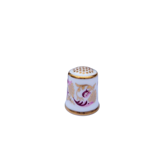 Royal Crown Derby The Purple Scroll Thimble