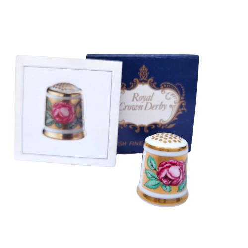 Royal Crown Derby The Golden Flower Thimble