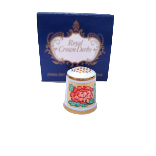 Royal Crown Derby The Golden Flower Thimble
