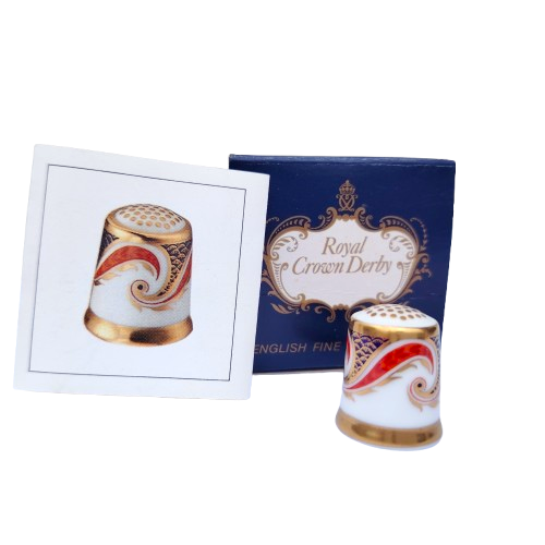 Royal Crown Derby The Imari Scroll Thimble