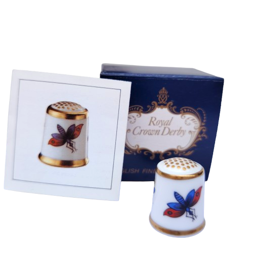 Royal Crown Derby The Moth Thimble
