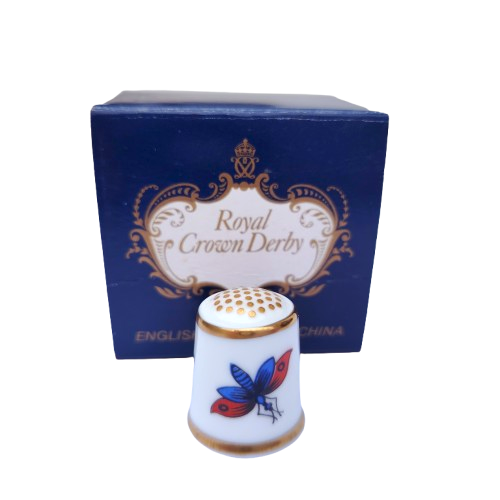 Royal Crown Derby The Moth Thimble