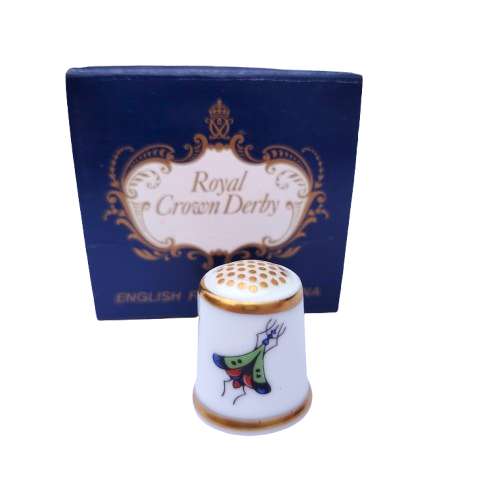 Royal Crown Derby The Moth Thimble