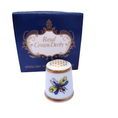 Royal Crown Derby The Moth Thimble
