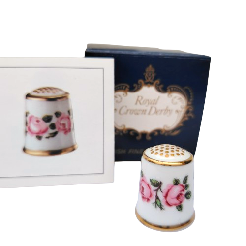 Royal Crown Derby The Billingsley Roses Thimble