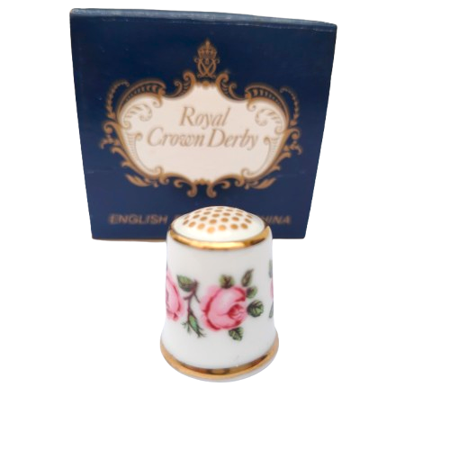 Royal Crown Derby The Billingsley Roses Thimble