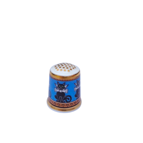 Royal Crown Derby Decorative Cats Thimble