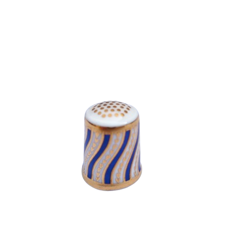 Royal Crown Derby The Spiral Stripe Thimble