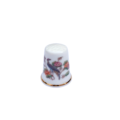 Wedgwood Fine Bone China Kutana Crane Thimble