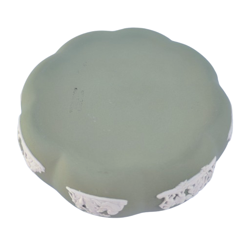 Wedgwood Jasper Green Powder Pot