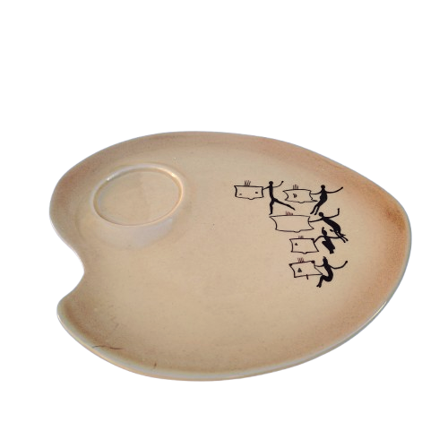 Drostdy Ware Ceramic Plate South African Bushman