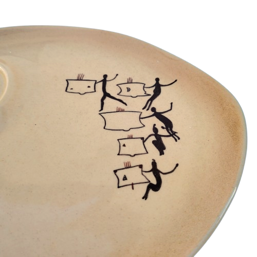 Drostdy Ware Ceramic Plate South African Bushman