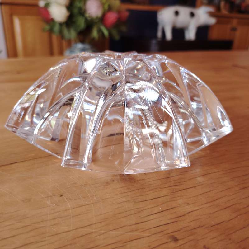 Cristal D'Arques Paris Star Lead Crystal Bowl Votive Candy Dish