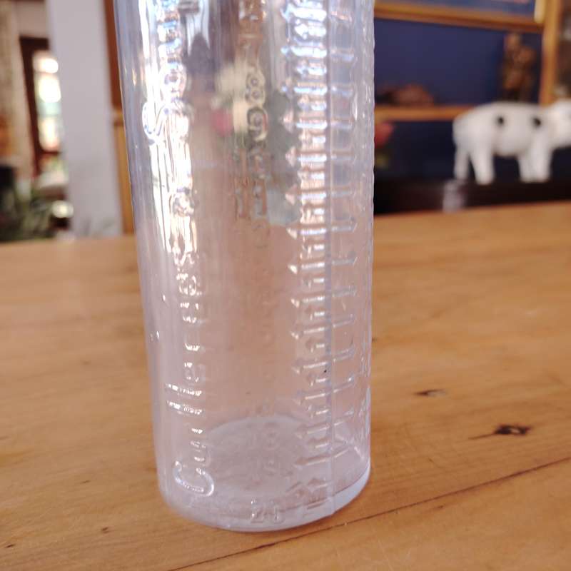 Vintage Glass graduated measuring bottle