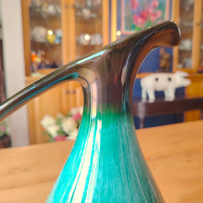 Blue Mountain Canada red clay pottery pitcher jug