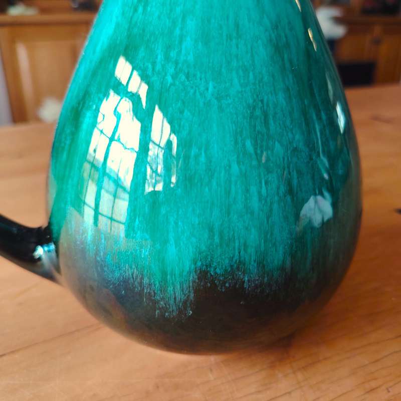 Blue Mountain Canada red clay pottery pitcher jug