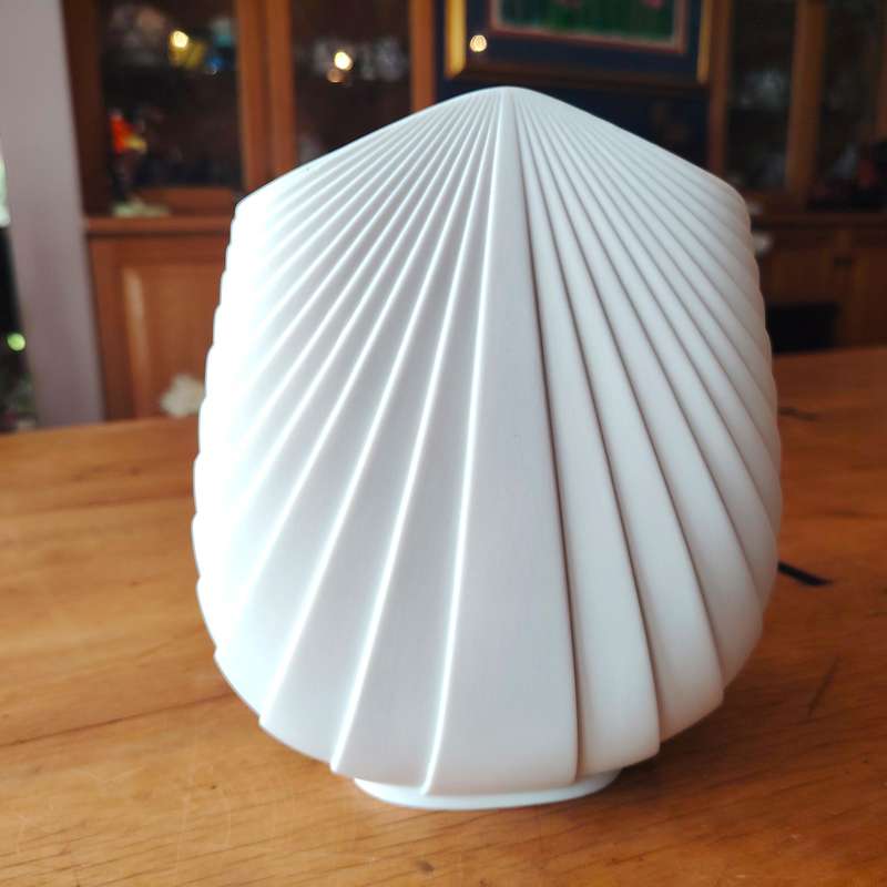 Rosenthal Porzellan Studio-Line Bisque Porcelain Op Art Vase by Max Fussl