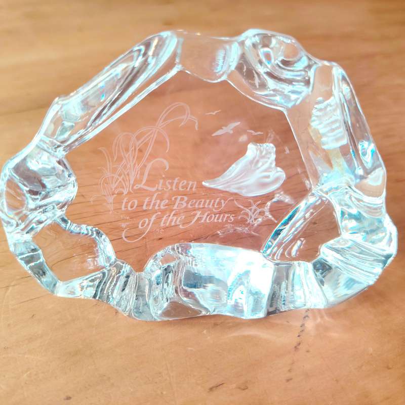Cristal d'Arques France Lead Crystal Paperweight