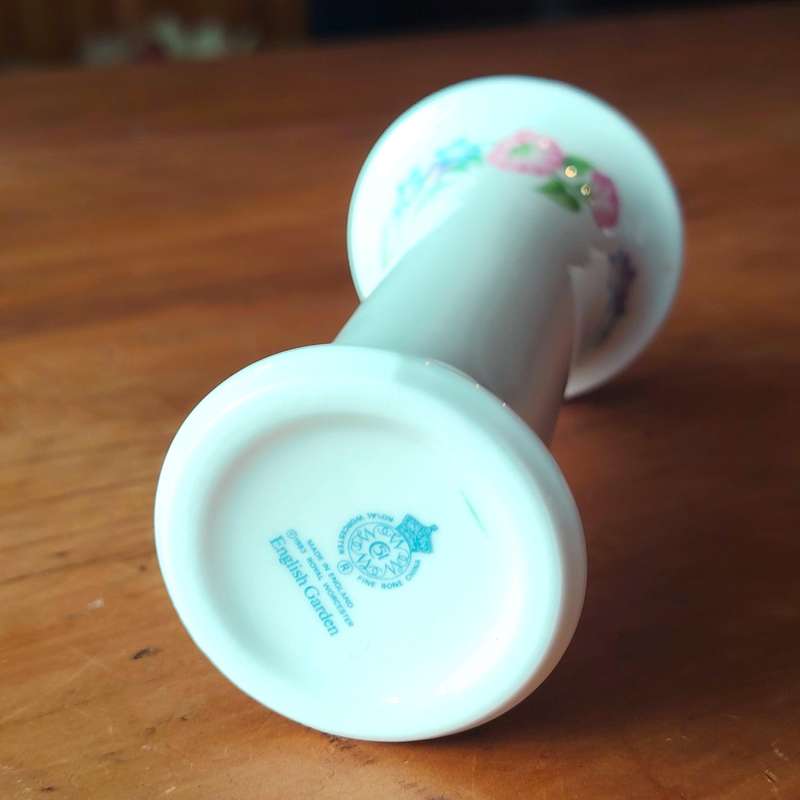 Royal Worcester Bud Vase English Garden