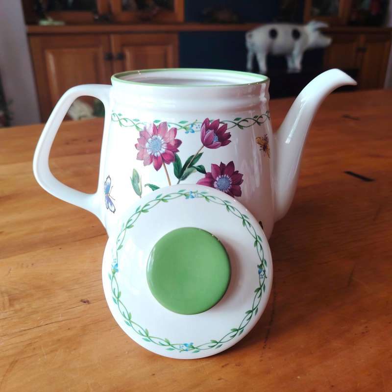 Studio Nova 5 cup teapot tea server with lid in the Garden Bloom