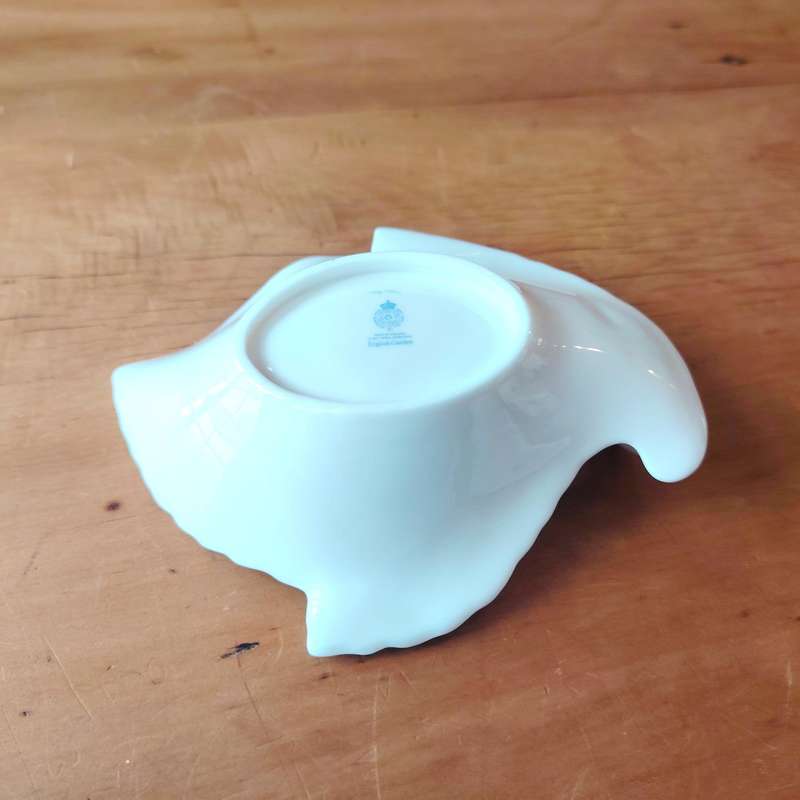 Royal Worcester Leaf Shape Dish English Garden