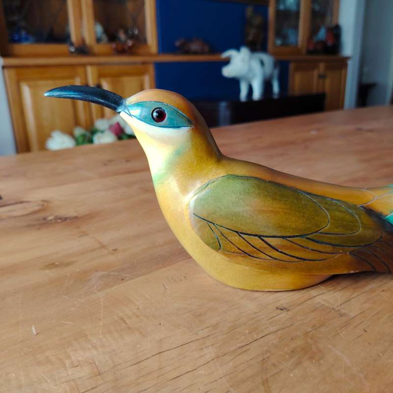 Feathers Gallery of Knysna carved and hand painted Female Swallowtail Bee-Eater Ltd Bird