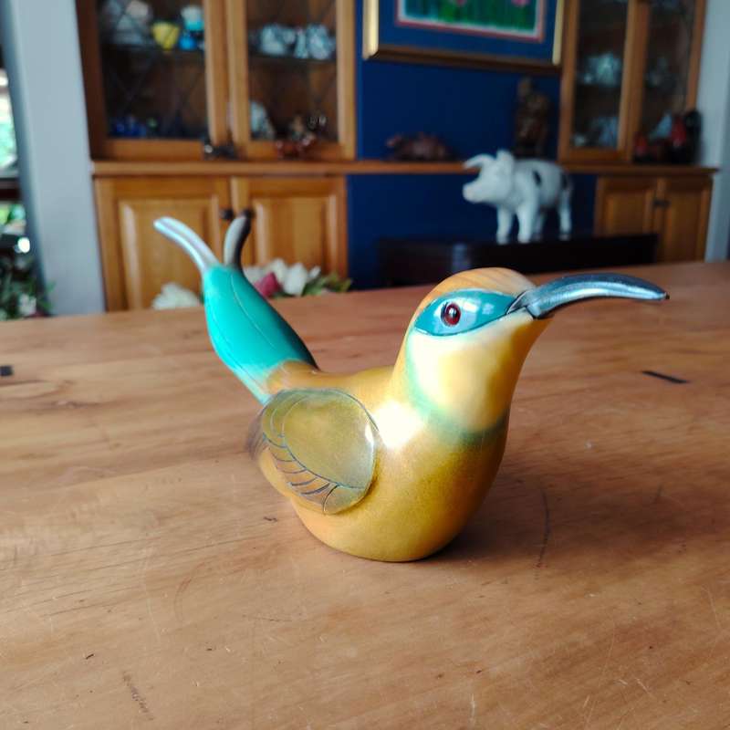 Feathers Gallery of Knysna carved and hand painted Female Swallowtail Bee-Eater Ltd Bird