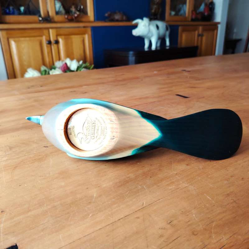 Feathers of Knysna Gallery carved and hand painted Blue Jay