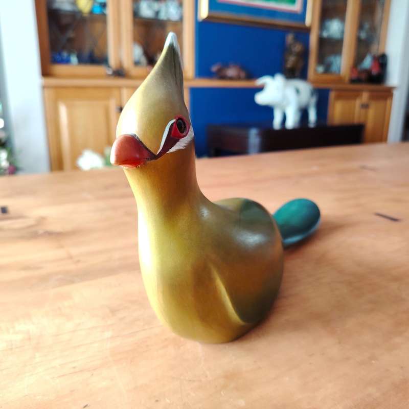 Feathers of Knysna Gallery carved and hand painted Knysna Lourie 359/975