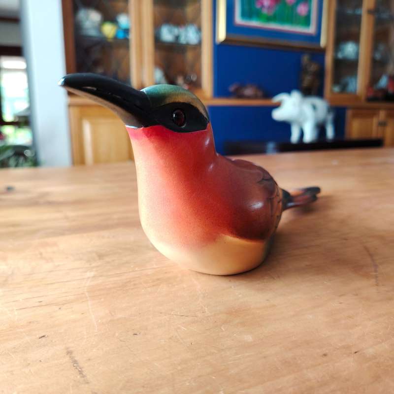 Feathers Gallery of Knysna carved and hand painted Male Carmine Bee Eater Ltd Bird