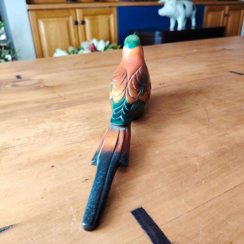 Feathers Gallery of Knysna carved and hand painted Male Carmine Bee Eater Ltd Bird
