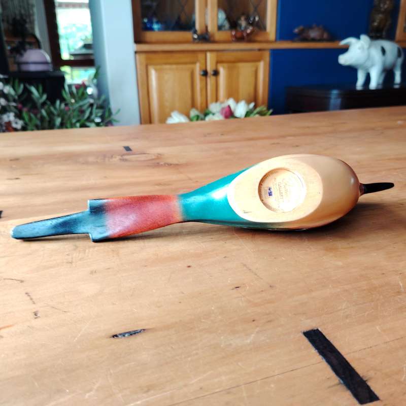 Feathers Gallery of Knysna carved and hand painted Male Carmine Bee Eater Ltd Bird