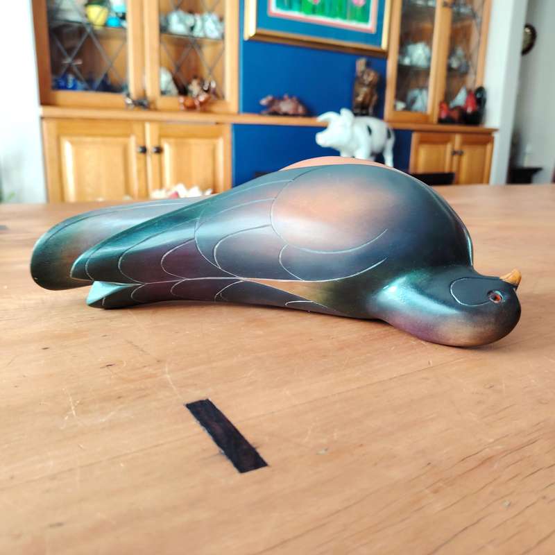 Feathers of Knysna Gallery carved and hand painted Blue Jay